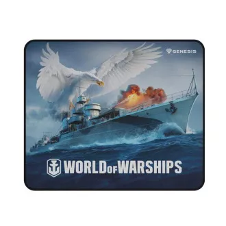 Gaming-Mauspad Genesis CARBON 500 WORLD of WARSHIPS, M 30x25cm