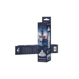 Gaming-Mauspad Genesis CARBON 500 WORLD of WARSHIPS, M 30x25cm