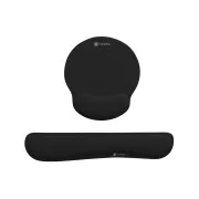 Ergonomisches Handgelenkschoner-Set Natec CHIPMUNK 2in1, schwarz