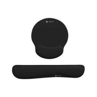Ergonomisches Handgelenkschoner-Set Natec CHIPMUNK 2in1, schwarz