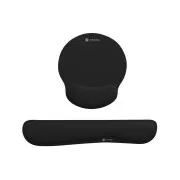 Ergonomisches Handgelenkschoner-Set Natec CHIPMUNK 2in1, schwarz