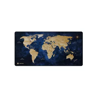 Maxi-Mauspad Natec WORLD, 80x40cm, blau