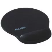 Allsop Gel-Mauspad schwarz, 30mm Handgelenkstütze