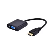 Gembird Adapter HDMI-A - VGA (M/F), schwarz