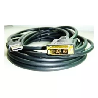HDMI-DVI-Kabel 1,8m, M/M-Schirm, vergoldete Kontakte 1.3