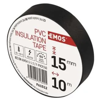 Emos PVC-Isolierband 15/10 schwarz Emos PVC-Isolierband 15/10 schwarz
