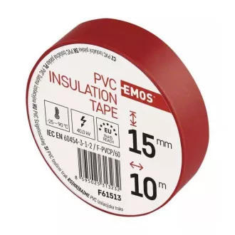 Emos PVC-Isolierband 15/10 rot Emos PVC-Isolierband 15/10 rot