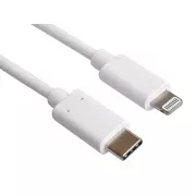 PremiumCord Lightning - USB-C™ USB-Lade- und Datenkabel MFi für Apple iPhone/iPad, 1m