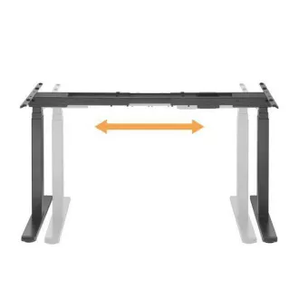Brateck M08-23DE höhenverstellbares Tischgestell 2 Motoren Bereich 620-1280 mm Tragfähigkeit 100 kg