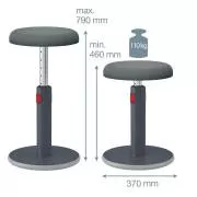 Leitz Ergo Cosy ergonomischer Balance-Stuhl, grau