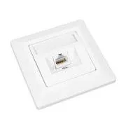 Buchse Solarix CAT6 STP 1 x RJ45 Unterputz weiß