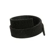 Doppelseitiger Klettverschluss Solarix,Breite 10mm,25m,schwarz