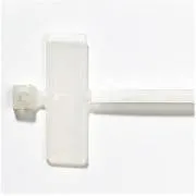 Einziehbares Klebeband mit Etikett 2,4x103mm, weiß, 100St.
