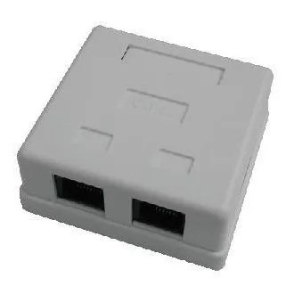 DATACOM Doppelsteckdose über Gipskarton-2xRJ45, Cat5e UTP DATACOM Doppelsteckdose über Gipskarton-2xRJ45, Cat5e UTP