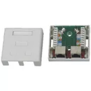 DATACOM STP Doppelsteckdose Cat5e 2 x RJ45