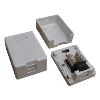 DATACOM UTP 1xRJ45 Buchse CAT6 für Gips (staubdicht) DATACOM UTP 1xRJ45 Buchse CAT6 für Gips (staubdicht)