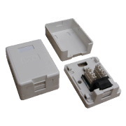 DATACOM UTP 1xRJ45 Buchse CAT6 für Gips (staubdicht)
