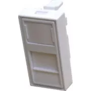 DATACOM Modul 45x22,5mm für Brüstungsleiste mit Blende, weiß