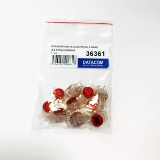 DATACOM Gel-Stecker UR für 3 Kabel (0,4-0,9mm) (10Stk/Pack) DATACOM Gel-Stecker UR für 3 Kabel (0,4-0,9mm) (10Stk/Pack)