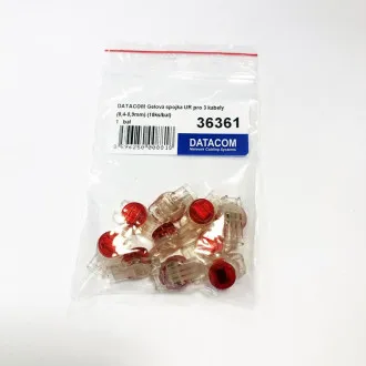 DATACOM Gel-Stecker UR für 3 Kabel (0,4-0,9mm) (10Stk/Pack) DATACOM Gel-Stecker UR für 3 Kabel (0,4-0,9mm) (10Stk/Pack)