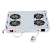 Vent.j. oben(unten) 4x Lüfter 220V/92W grau