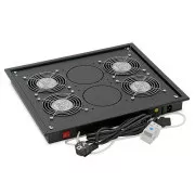 Vent.j. oben(unten) 4x Lüfter 220V/92W Schwarz