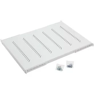 19"-Regal H4 perforiert 1U/650mm,max.150kg grau