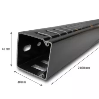 CABLE MANAGER 1U 40x40 (2M) SCHWARZ CABLE MANAGER 1U 40x40 (2M) SCHWARZ