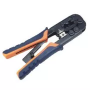 DATACOM Verbindungswerkzeug 6P 8P Ratsche - Griff OR/BL