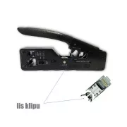 DATACOM Verbindungszange 8P 6P mit Clippresse