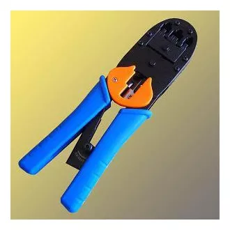 Verbindungszange PROFI Blau 4/6/8p Ratsche Verbindungszange PROFI Blau 4/6/8p Ratsche