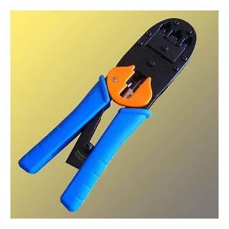 Verbindungszange PROFI Blau 4/6/8p Ratsche