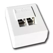DATACOM STP-Doppeldose über Putz Cat6 FA-1004