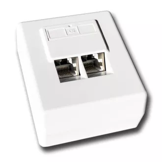 DATACOM STP-Doppeldose über Putz Cat6 FA-1004 DATACOM STP-Doppeldose über Putz Cat6 FA-1004