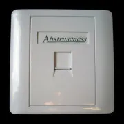WALL-Platte SA mit Rahmen für 1Keystone (80 x 80)