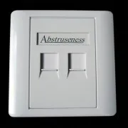 WALL Platte SA mit Rahmen für 2keystone (80 x 80)