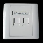 WALL Platte SA mit Rahmen für 2keystone (80 x 80)