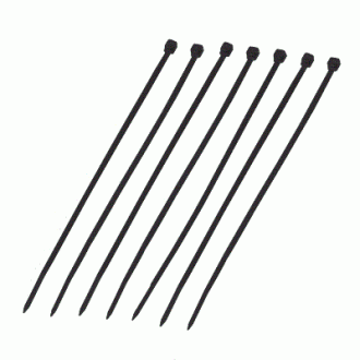 DATACOM Spannband (2,5x100) schwarz 100St.