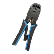 W-Star UTP RJ45/ RJ12/RJ11 PROFI Zange mit Ratsche ohne Isolationsabschneider