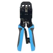 W-Star Crimpzange RJ45 WS200R RJ50, RJ45, RJ12, RJ11 Zwangssperre, massiv mit Trimmer