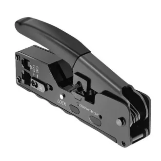 W-star Crimpzange RJ45 WS7018 Kompaktzange Cat7, Cat6, Cat5, RJ45, RJ12, STP