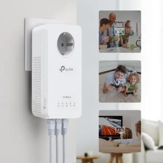 TP-Link TL-WPA8631P KIT AV1300 Gb Durchgangs-AC1200 Powerline-WLAN-Kit (2 Stück) TP-Link TL-WPA8631P KIT AV1300 Gb Durchgangs-AC1200 Powerline-WLAN-Kit (2 Stück)