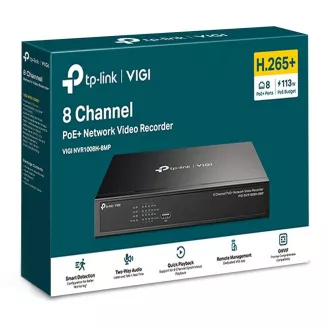 VIGI NVR1008H-8MP 8-Kanal PoE Netzwerk-Videorekorder