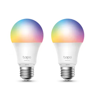 TP-Link Tapo L530E Smart-Glühbirne (2er-Pack) E27, farbig TP-Link Tapo L530E Smart-Glühbirne (2er-Pack) E27, farbig