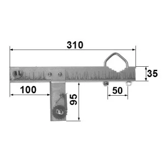 Schornsteinhalter OK-43T13N - ohne Bohrung Schornsteinhalter OK-43T13N - ohne Bohrung