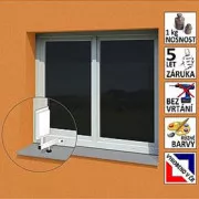 Antennenhalter klein für Kunststofffenster "L", Länge 17,5 cm, Höhe 25 cm, d=20mm