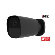 iGET SECURITY EP26 Schwarz - WiFi batteriebetriebene FullHD Kamera, IP65, Sound, Standalone und für M5-4G Alarm CZ