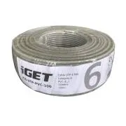 Installationskabel iGET CAT6 UTP PVC Eca 100m/Dose, Drahtkabel, mit Brandverhaltensklasse Eca