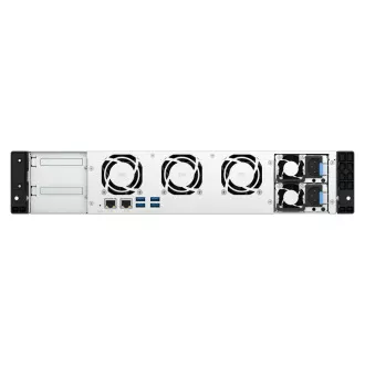 QNAP TS-855eU-RP-8G (8core 2.8GHz, 8GB RAM, 8x SATA, 2x 2.5GbE, 2x M.2 NVMe, 2x PCIe, geringe Tiefe)