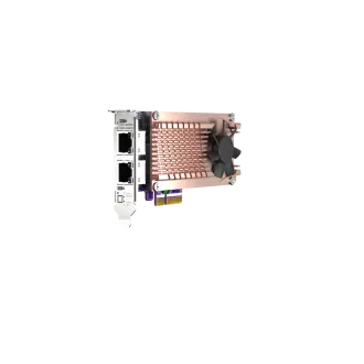 QNAP QM2-Serie, 2 x PCIe 2280 M.2 SSD-Steckplätze, PCIe Gen3 x 4 , 2 x Intel I225LM 2.5GbE NBASE-T-Anschluss